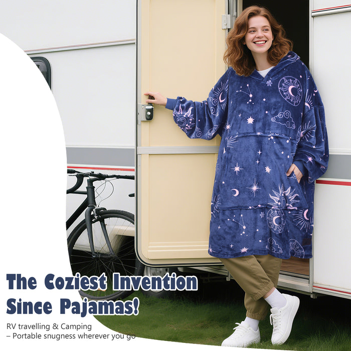 Christmas Spirit  All Season Oversize Hoodie Blanket