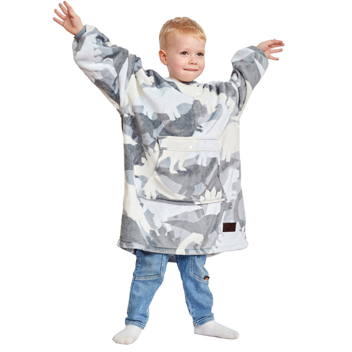 Children All Season Fleece Oversized Hoodie Blanket