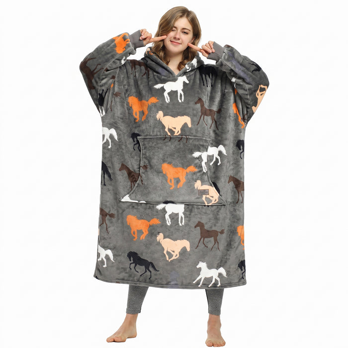 Catalonia Oversized Blanket Hoodie Sweatshirt
