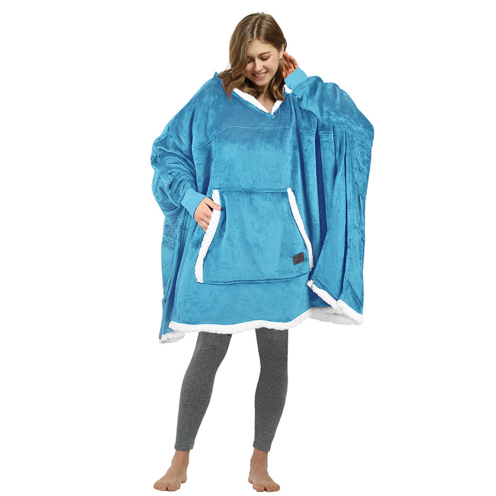 Oversized Sweatshirt Blanket Hoodie For Adults