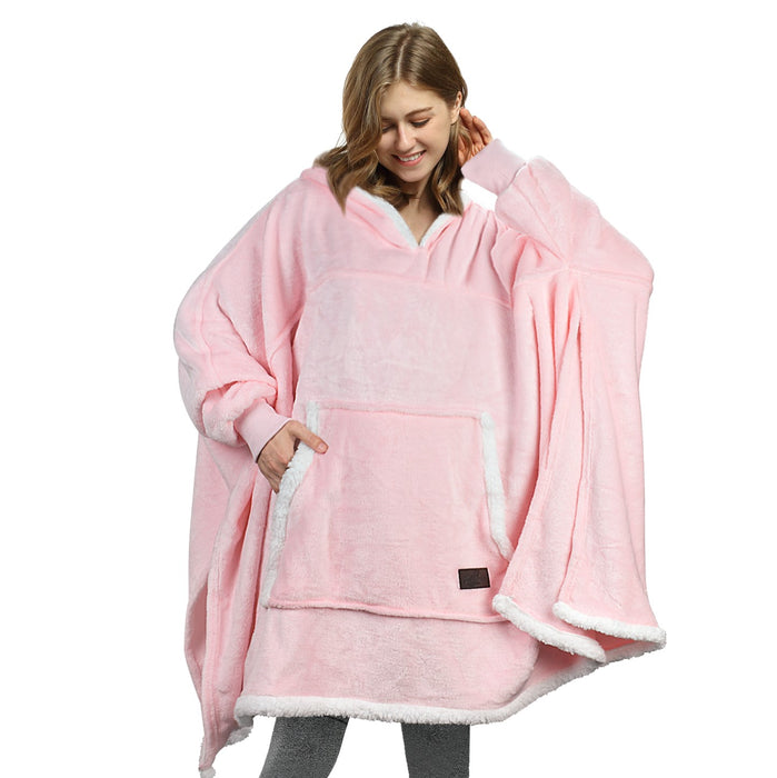 Oversized Sweatshirt Blanket Hoodie For Adults