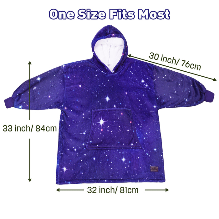 Kid Animal Kingdom Sherpa Oversize Hoodie Blanket