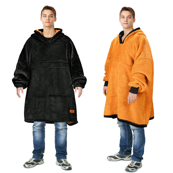 Fans Club Sherpa Oversize Hoodie Blanket