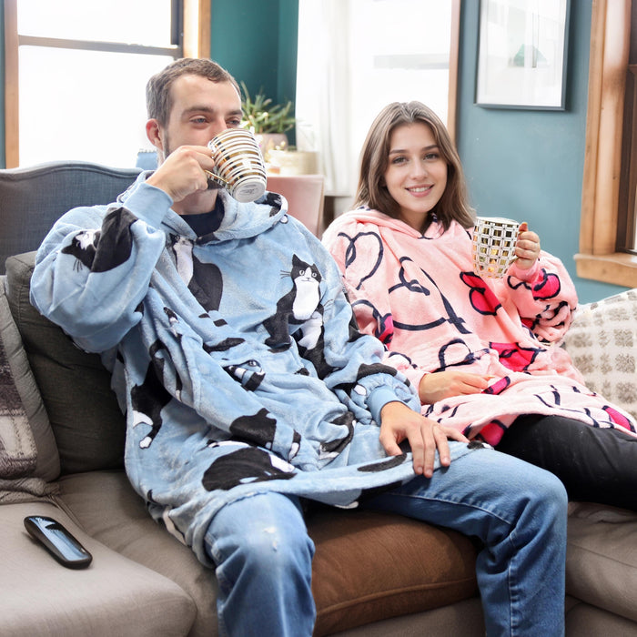 Animal Kingdom All Season Oversize Hoodie Blanket