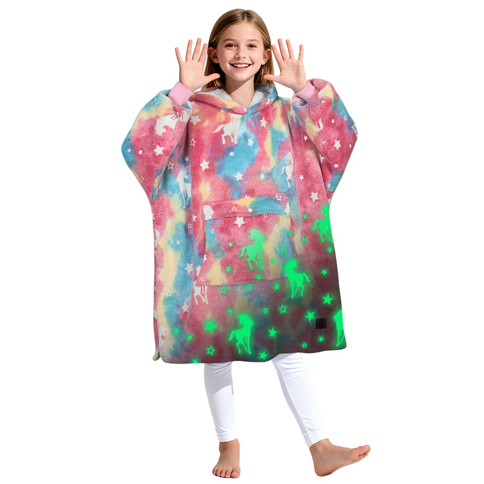 Kid Classic Sherpa Oversize Hoodie Blanket