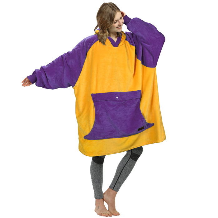 Fans Club Sherpa Oversize Hoodie Blanket