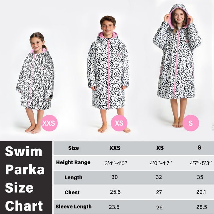 Kids Waterproof Fleece Lined Swim Parka