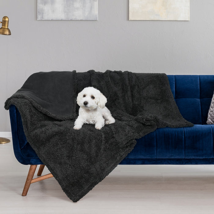 Reversible Polar Fleece Waterproof Blanket