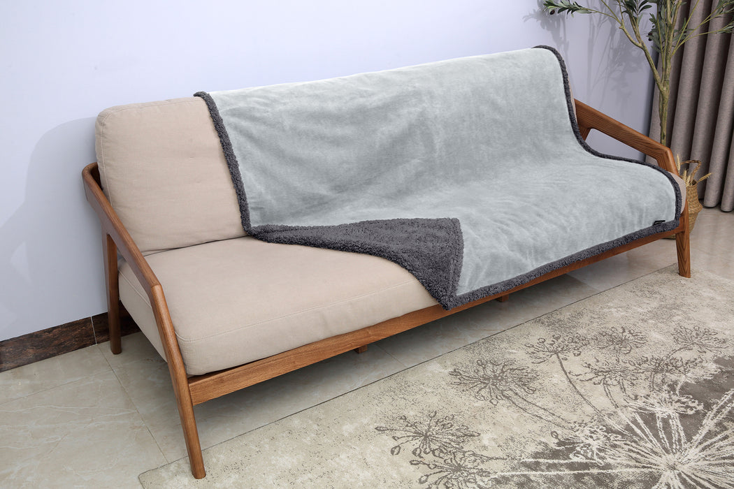 Sherpa Polar Fleece Waterproof Blanket