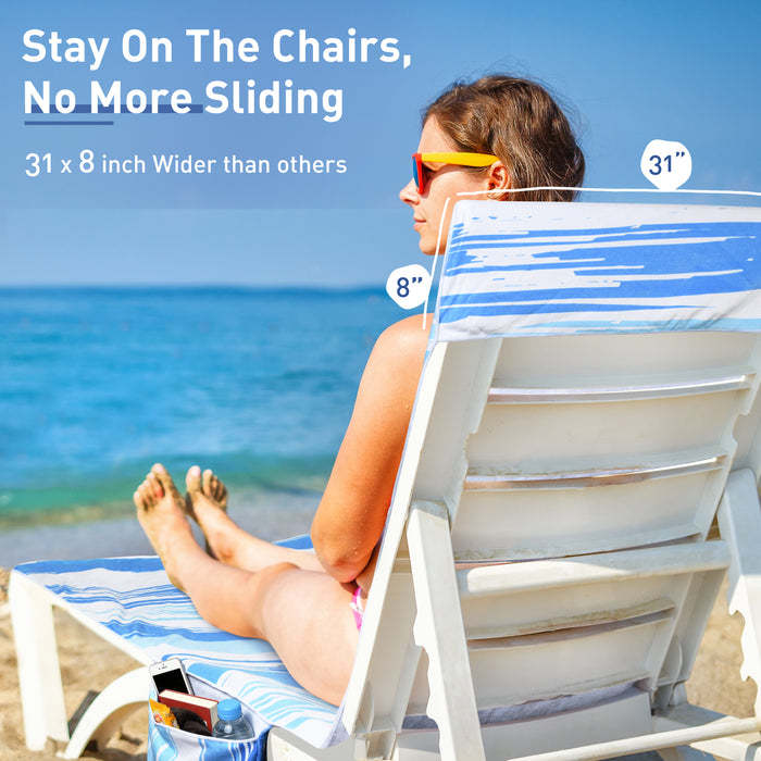 Beach Lounge Chair Towel Cover