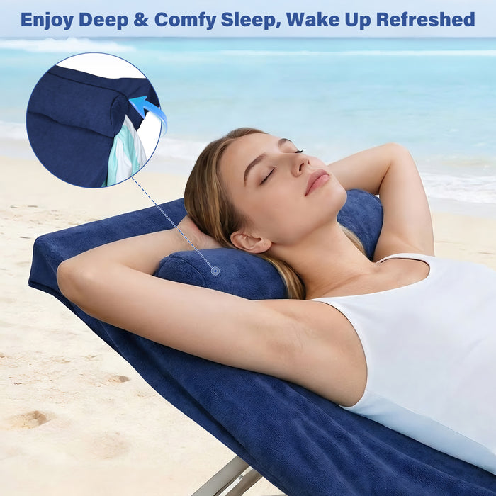 Beach Lounge Chair Towel Cover