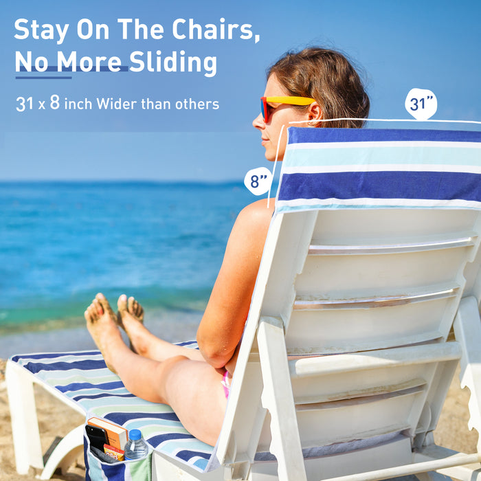 Beach Lounge Chair Towel Cover