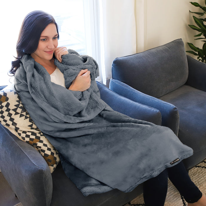 Soft All Season Fleece Throw Blanket