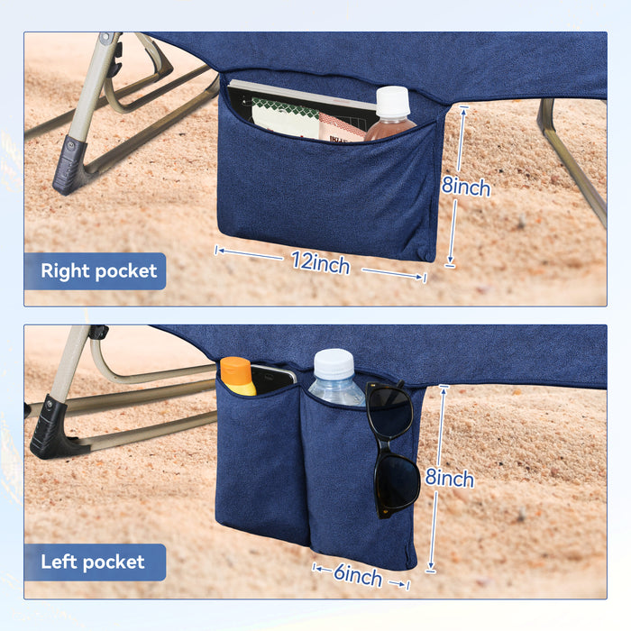 Beach Lounge Chair Towel Cover