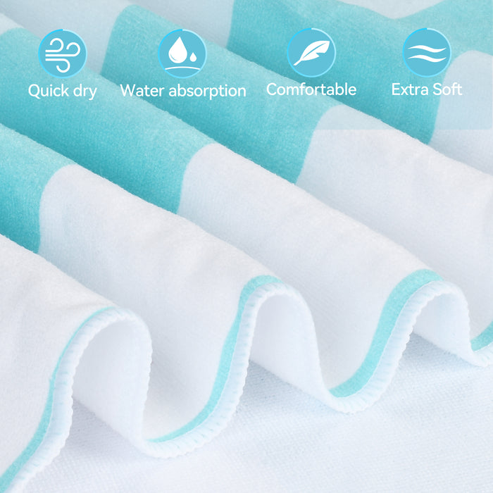 Extra Large Sandproof Beach Blanket Set, Waterproof & Portable