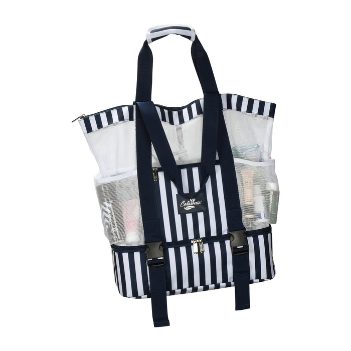Large Beach Tote Bag with Cooler