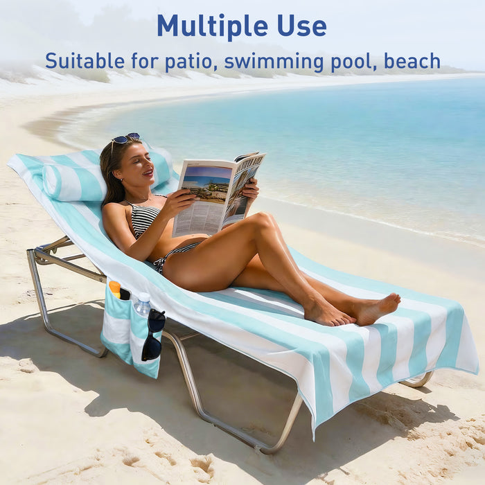 Extra Large Sandproof Beach Blanket Set, Waterproof & Portable