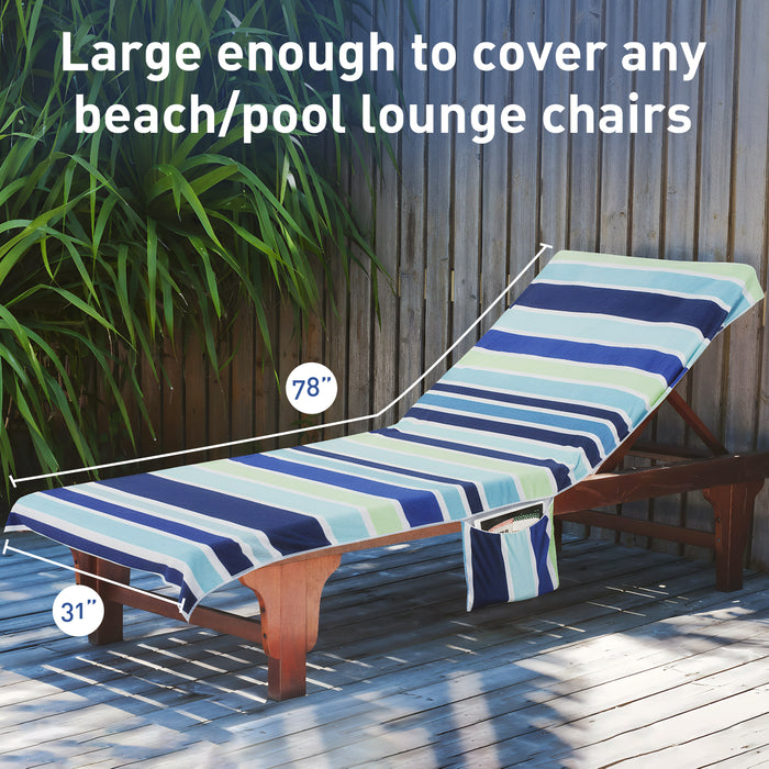 Beach Lounge Chair Towel Cover