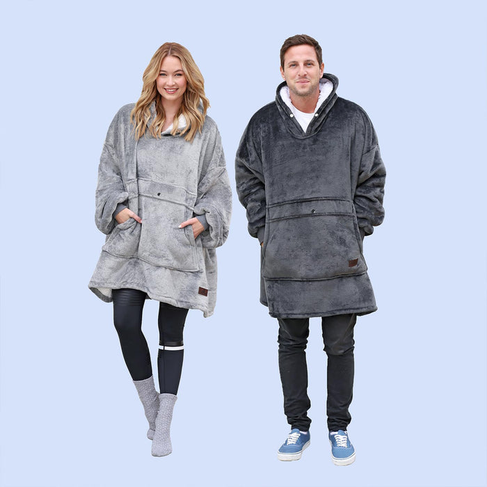 Oversized sherpa fleece sweatshirt discount
