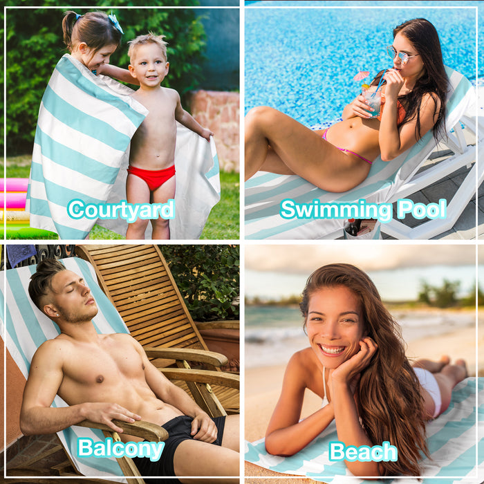 Beach Lounge Chair Towel Cover
