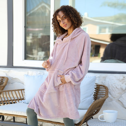 Catalonia Classy Couverture à Capuche Sherpa Oversize - Pull Chaud Moelleux Avec Poche Cadeau Hiver