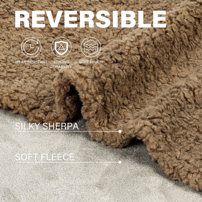Kritter Planet Suede Teddy Fleece Waterproof Dog Blankets