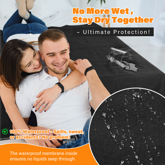 All Season Reversible Warp Knitted Fabric Waterproof Blanket