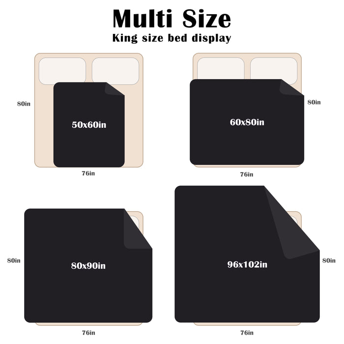 All Season Reversible Warp Knitted Fabric Waterproof Blanket