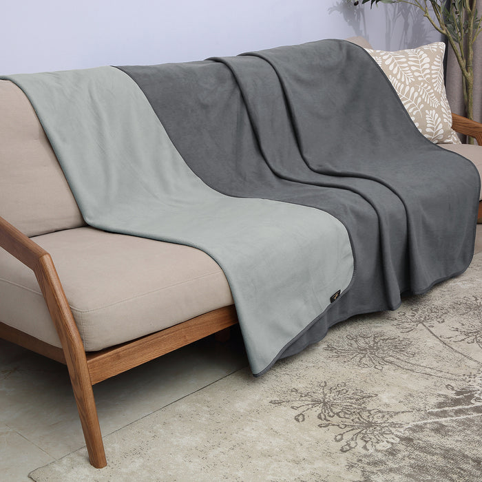 Reversible Polar Fleece Waterproof Blanket