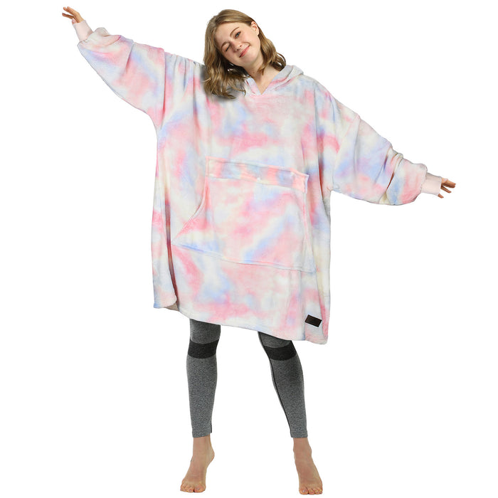 Funny Pattern All Season Oversize Hoodie Blanket