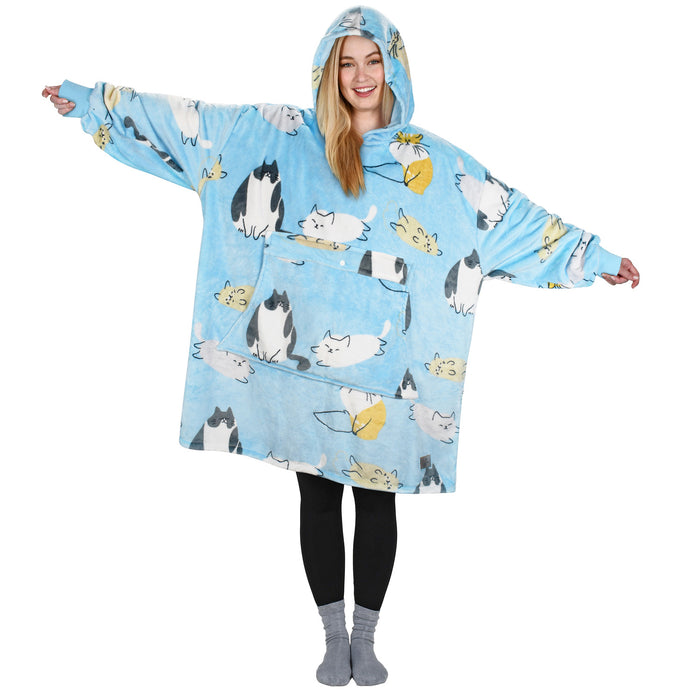 Animal Kingdom All Season Oversize Hoodie Blanket