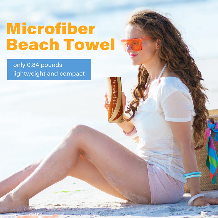 Sandproof Quick Dry Microfibre Beach Towel