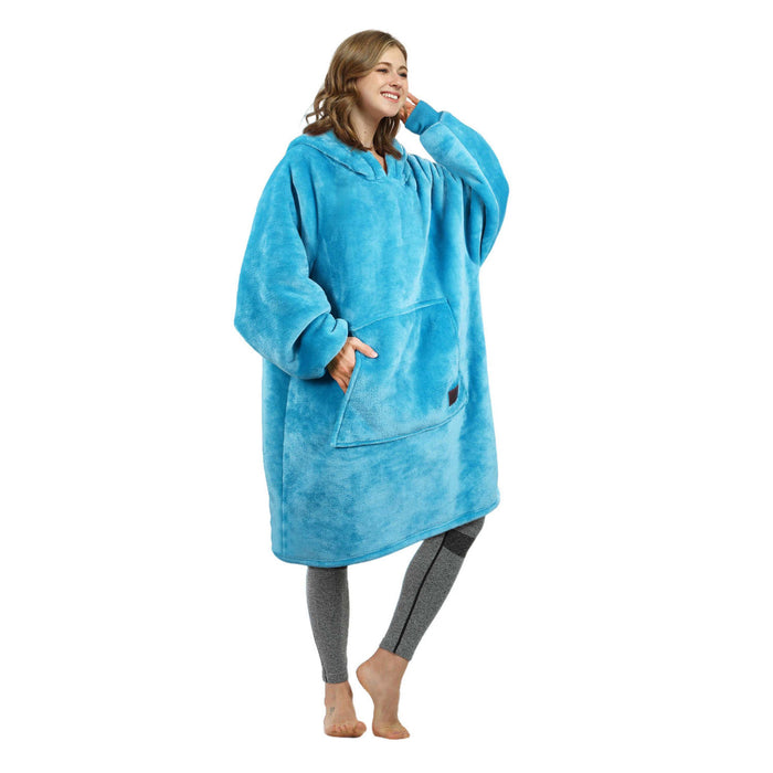Classic Sherpa Oversize Hoodie Blanket — Catalonia Fashion