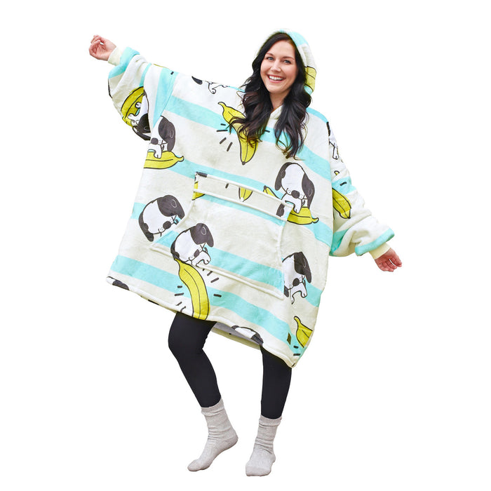 Animal Kingdom Sherpa Oversize Hoodie Blanket