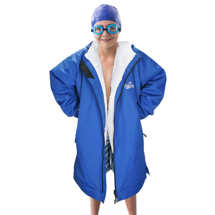 Kids Waterproof Fleece Lined Swim Parka