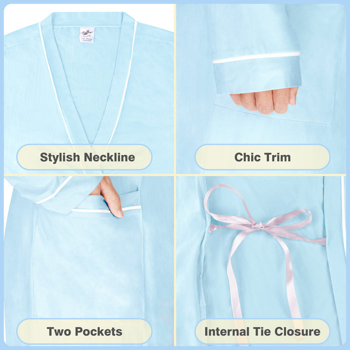 All Season Lightweight Womens Bathrobe