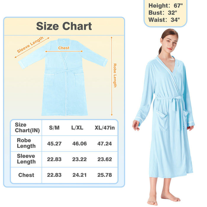 All Season Lightweight Womens Bathrobe