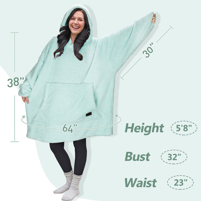 Soft Fluffy Sherpa Oversize Hoodie Blanket