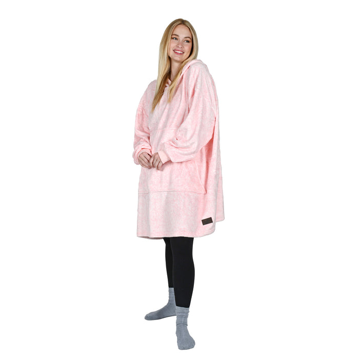 Pink Ash All Season Oversize Hoodie Blanket