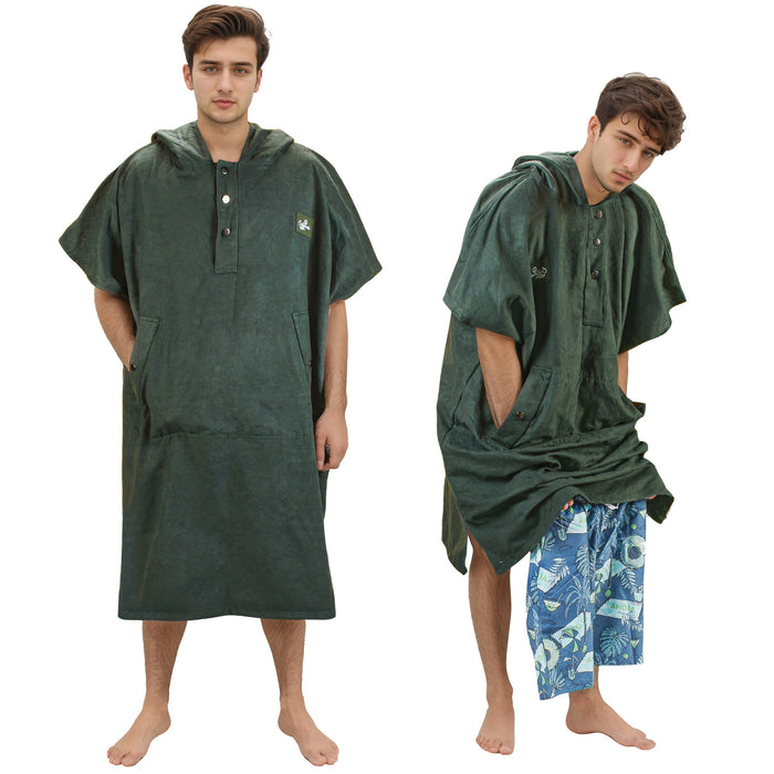 Microfiber Quick Dry Surf Poncho Towel Robe