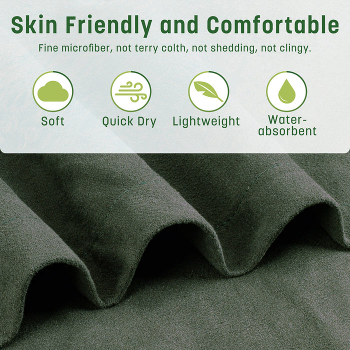 Microfiber Quick Dry Surf Poncho Towel Robe
