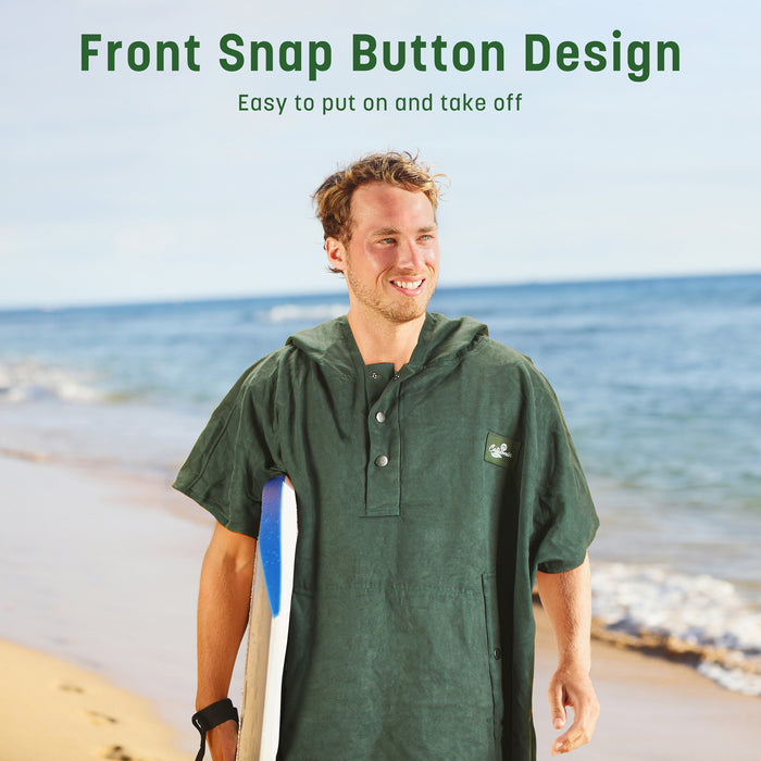 Microfiber Quick Dry Surf Poncho Towel Robe