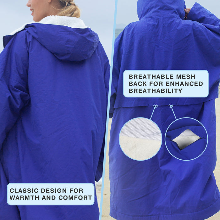 Breathable Windproof Waterproof Warm Swim Parka