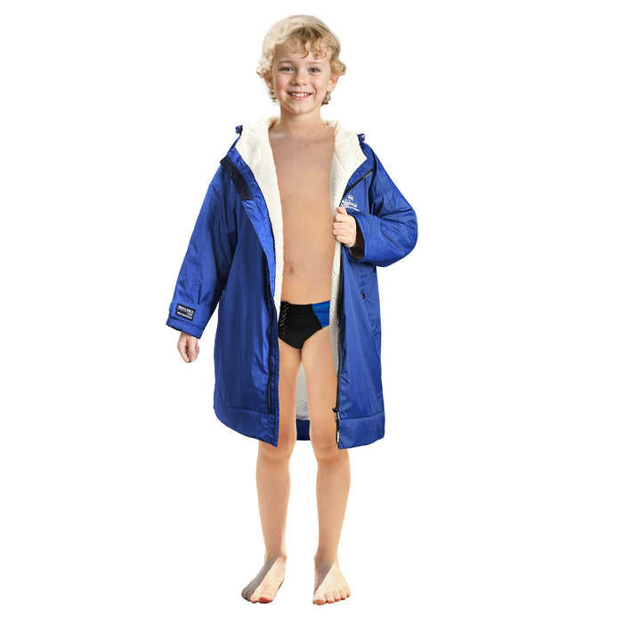 Kids Lightweight Waterproof Sherpa Lined Swim Parka