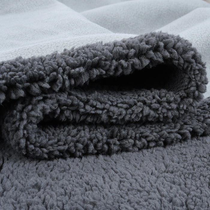 Sherpa Polar Fleece Waterproof Blanket