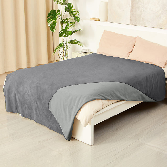 Reversible Polar Fleece Waterproof Blanket