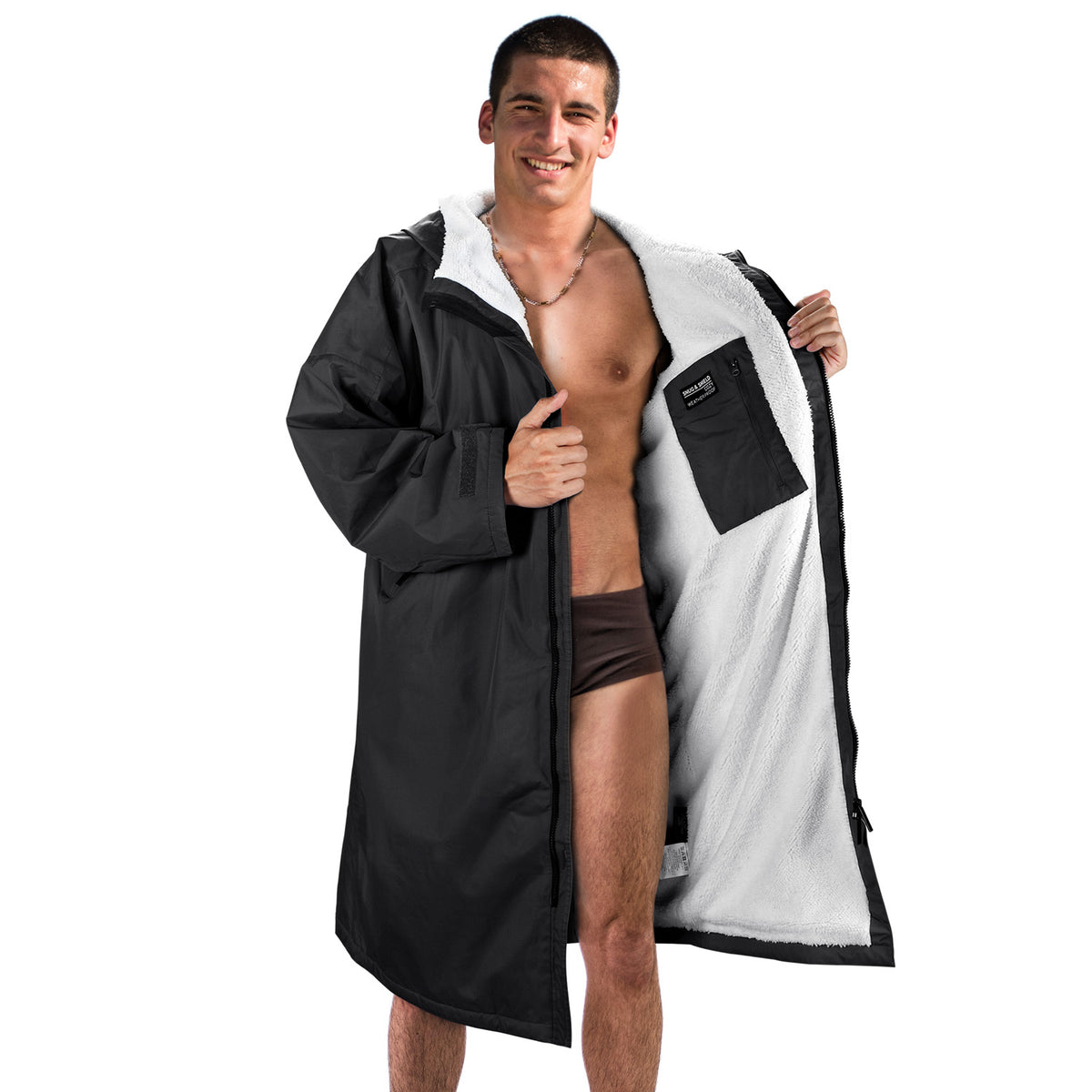 Waterproof swim clearance parka