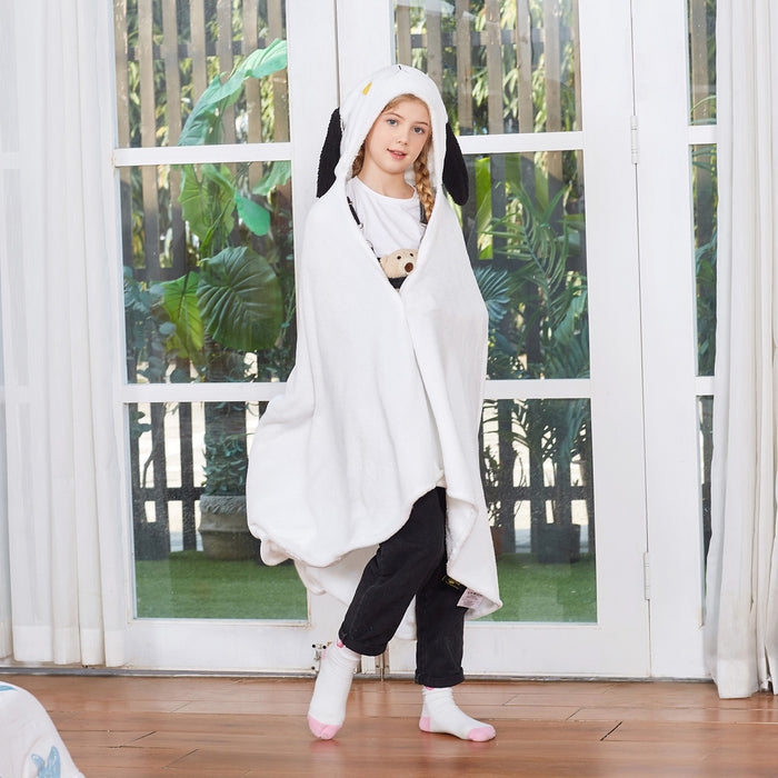 Fleece Hooded Blanket for Kids