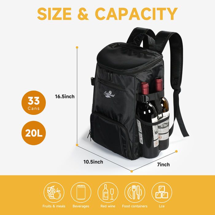 Spacious Leakproof Cooler Backpack for Outdoor & Travel