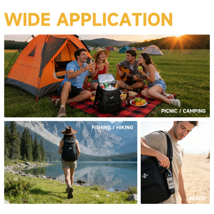 Spacious Leakproof Cooler Backpack for Outdoor & Travel